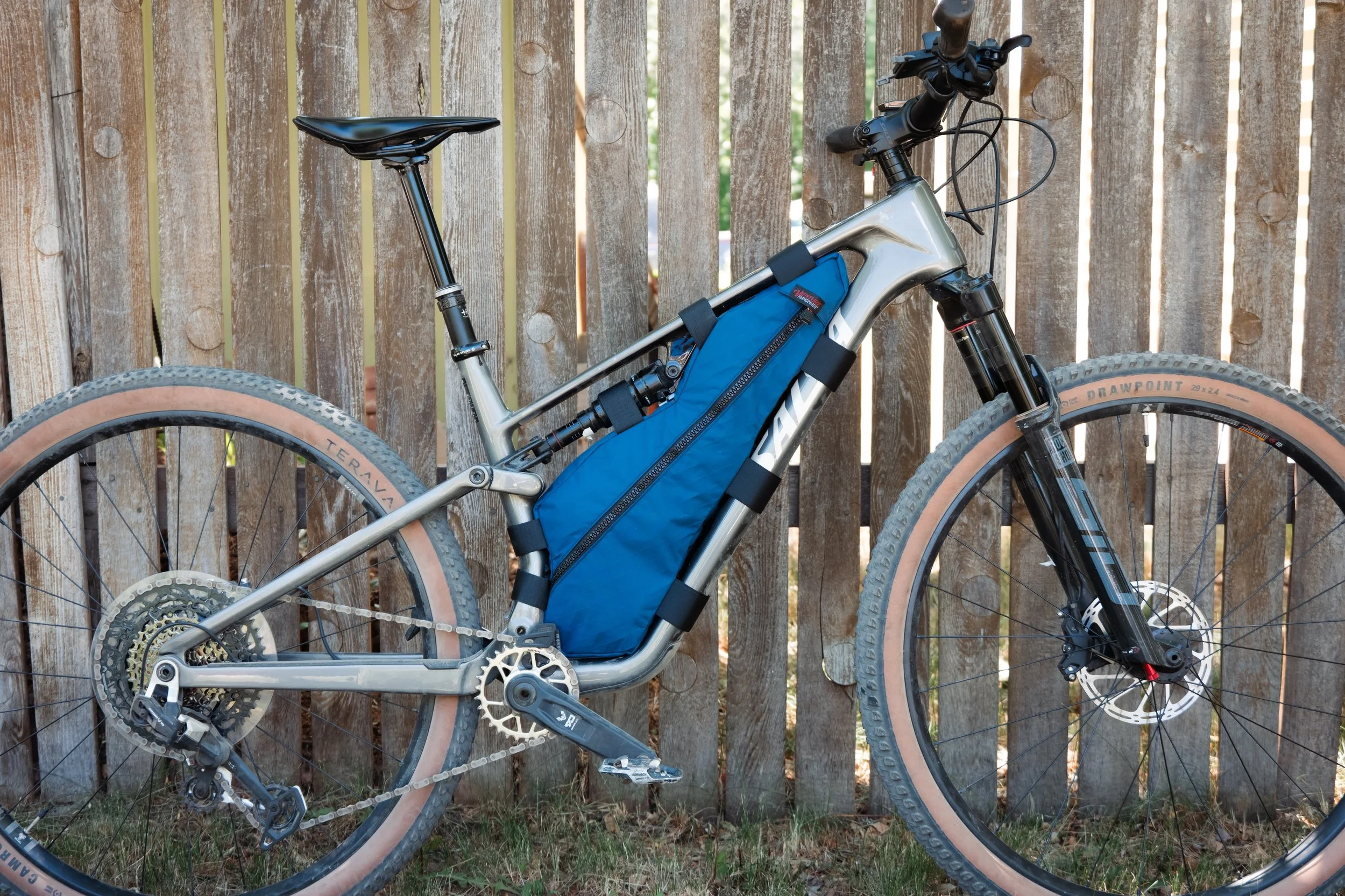 Alpha Custom Frame Bag — VENTURE HANDMADE // Refined Bikepacking
